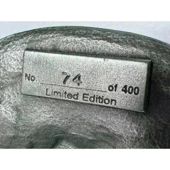 Vintage 2000 Hall Brake Supply Millennium Ltd Ed Pewter Belt Buckle #71 of 400 - Picture 7 of 8